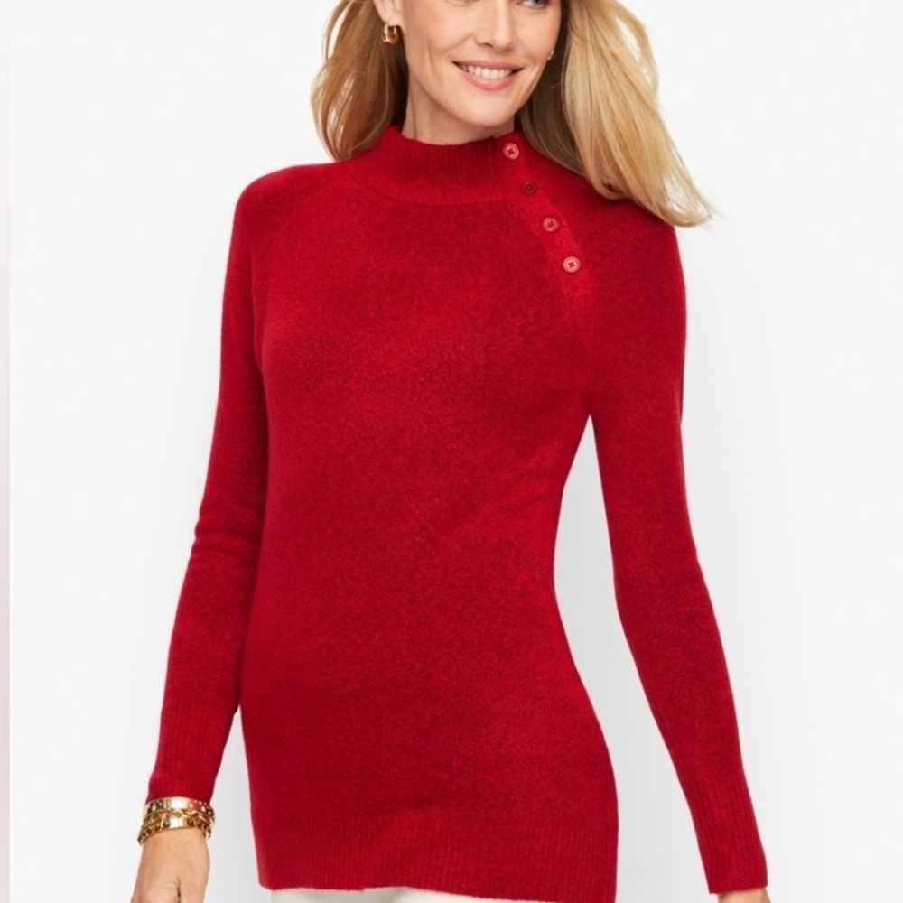 Talbots Raglan Funnel Neck Sweater Size Plus X